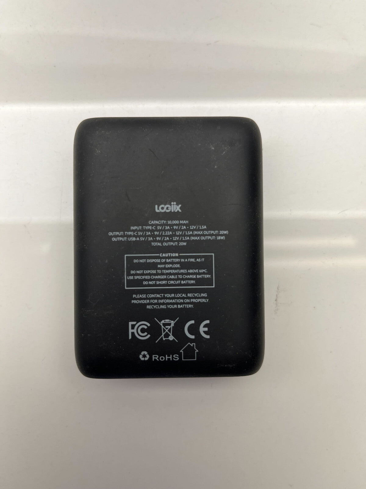 LOGiiX Piston Power 10000mAh USB Type C Battery Power Pack