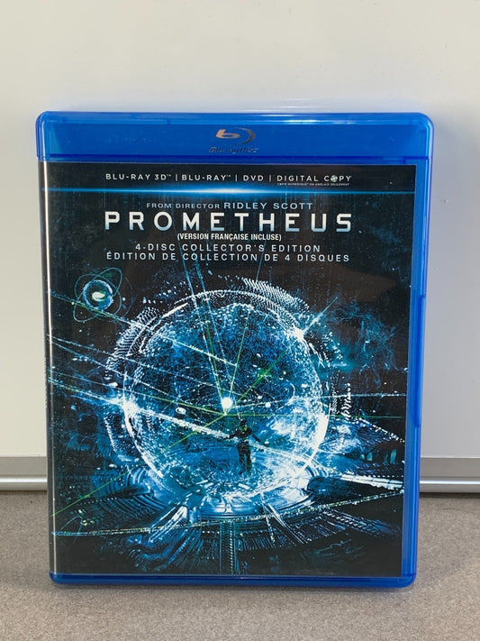 Prometheus Blu-ray 3D/DVD 4-Disc Set, Collectors Edition 3D