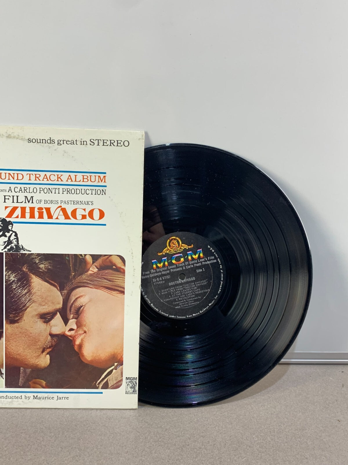 Doctor Zhivago Original Soundtrack Vinyl LP Record S1E-6ST Canada 1965