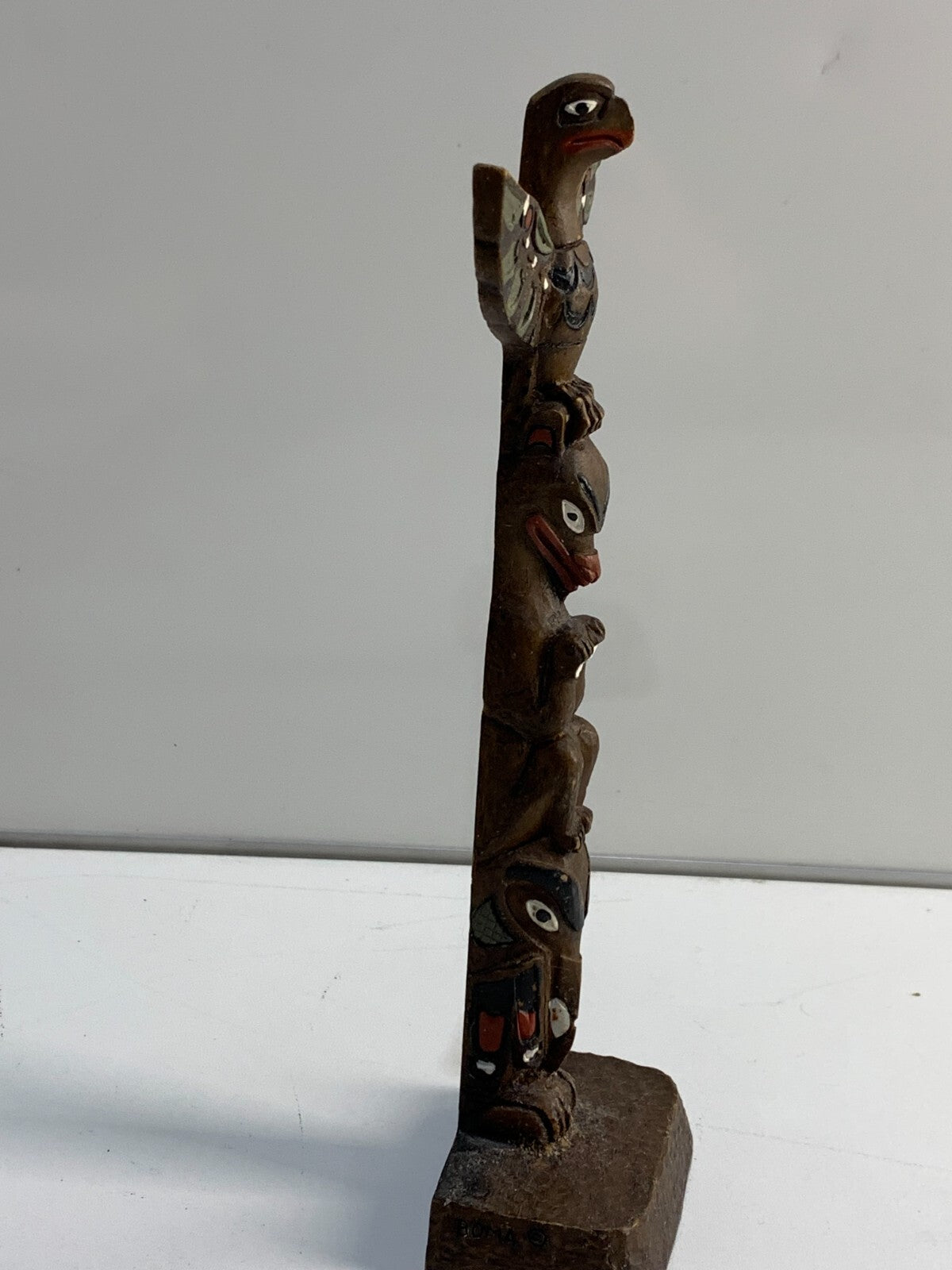 Boma Totem Pole Canada Vintage First Nations