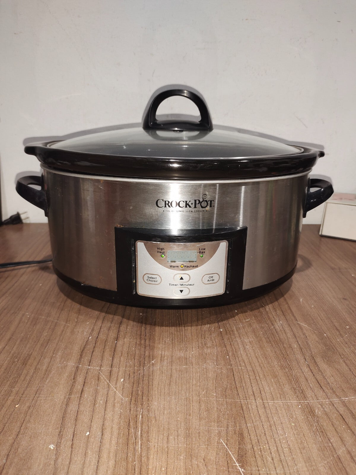 Crock Pot Original Slow Cooker Programmable Digital Control 7 - SCCPVC709S-033