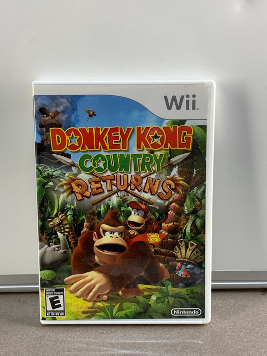 Donkey Kong Country Returns Nintendo Wii Complet CIB