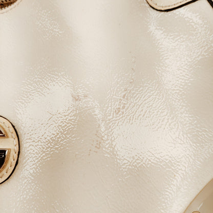 Guess White Cresent Y2K Shoulder Bag