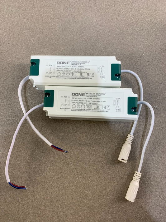 2 DONE LED Driver Power Supply DL-50W600-LP 50W 600mA Lighting Ballast