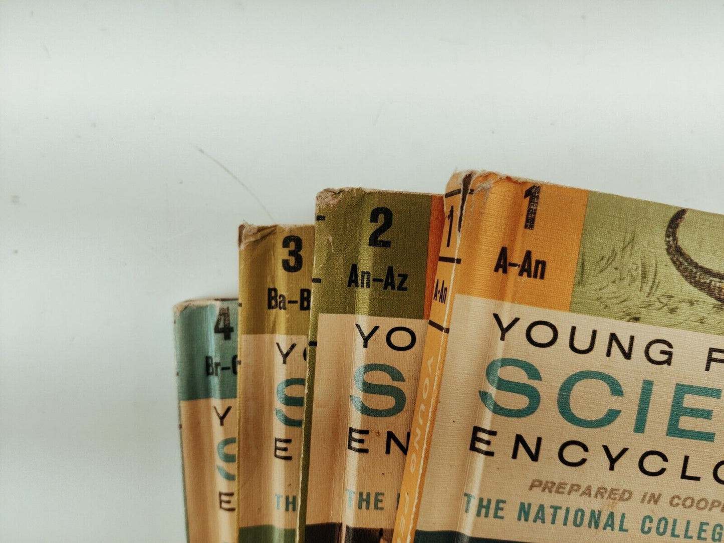 Young People's Science Encyclopedia Volumes 1-4 Vintage 1960s