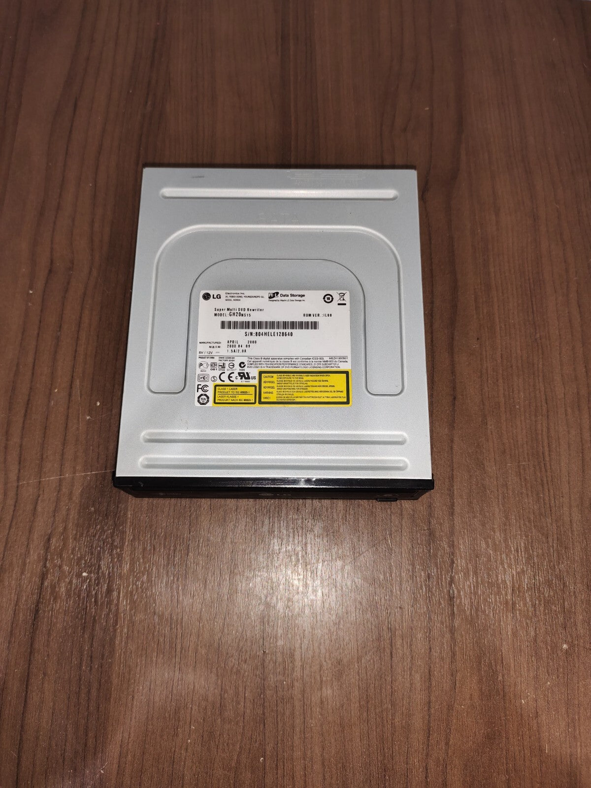 LG GH20NS15 Black SATA DVD-RW Disk Drive