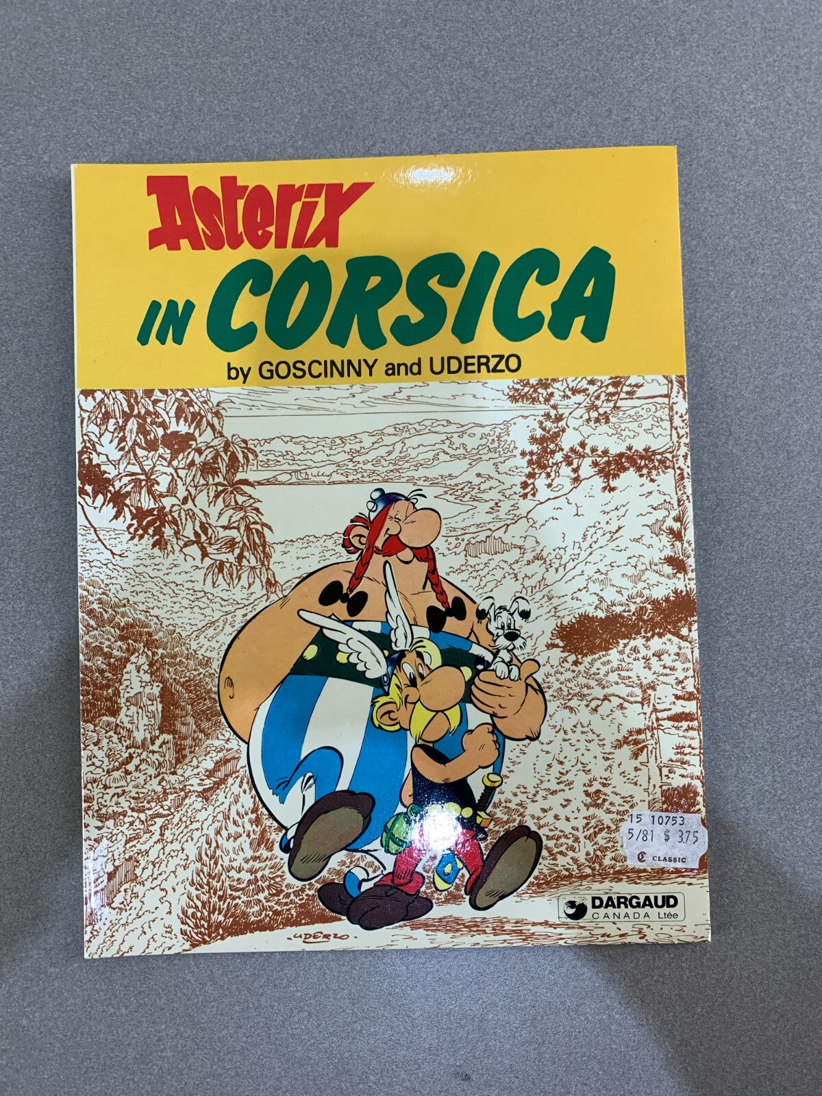Comic Book An Adventure Of ASTERIX The Gaul "ASTERIX In Corsica" 1977