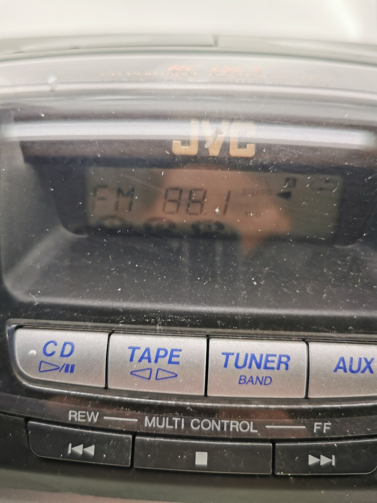 VTG ~ JVC RC-QC7 Portable 3 CD Changer AM/FM Radio BOOMBOX