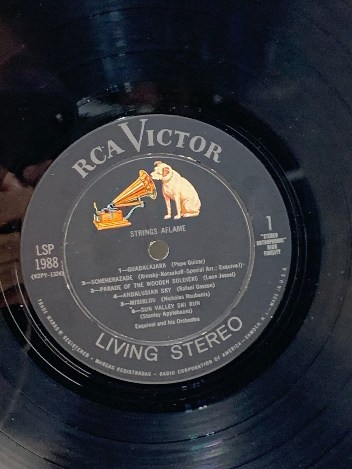 Esquivel And His Orchestra Strings Aflame RCA LP 1959