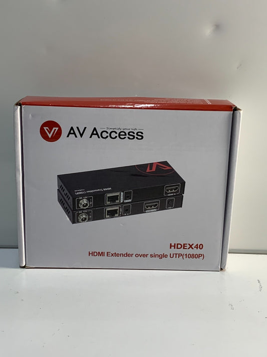 AV access HDEX40 HDMI Extender over single UTP(1080P)