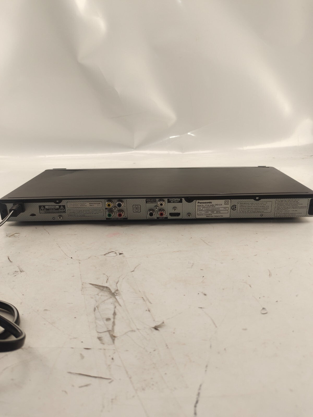 Panasonic DVD-S59 HD DVD CD Player HDMI