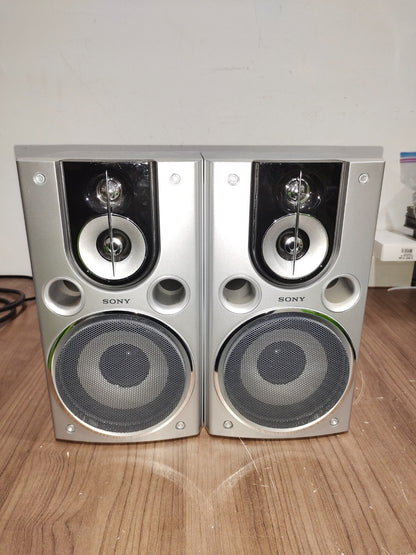 Sony SS-CHPX9 2 Way Book Shelf Speakers 120 Watts Black/Silver - Set of 2