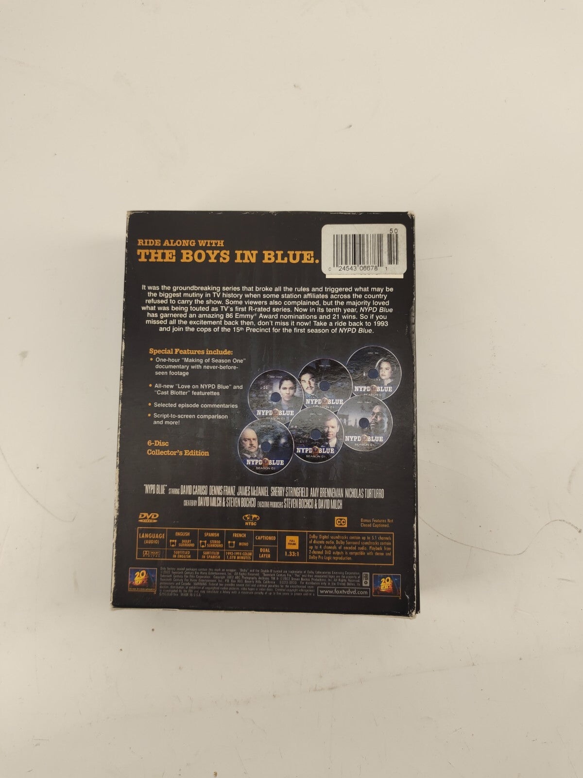 NYPD BLUE Complete Season 1 DVD Set