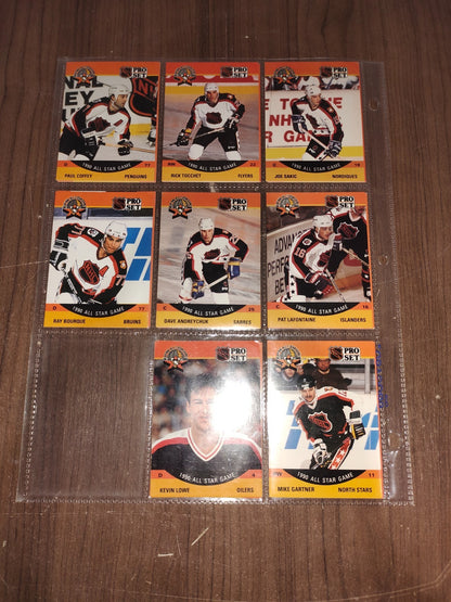 Rare Collectible NHL - Assorted Cards (Set - 5-55) PRO-SET - Set of 16 Cards