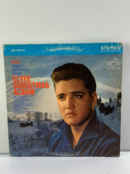 ELVIS PRESLEY - Christmas Album (RCA Victor LSP 1951)- 12" Vinyl Record LP-VG