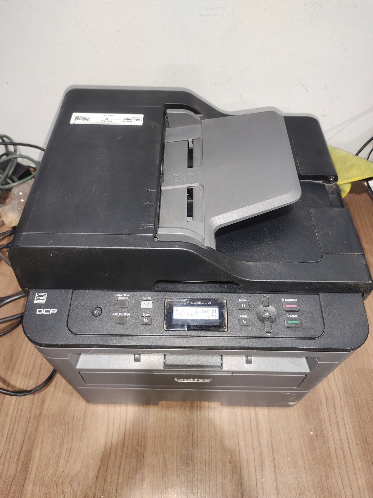 Brother DCP-L2550DW Compact Monochrome Laser Multifunction Printer - 3