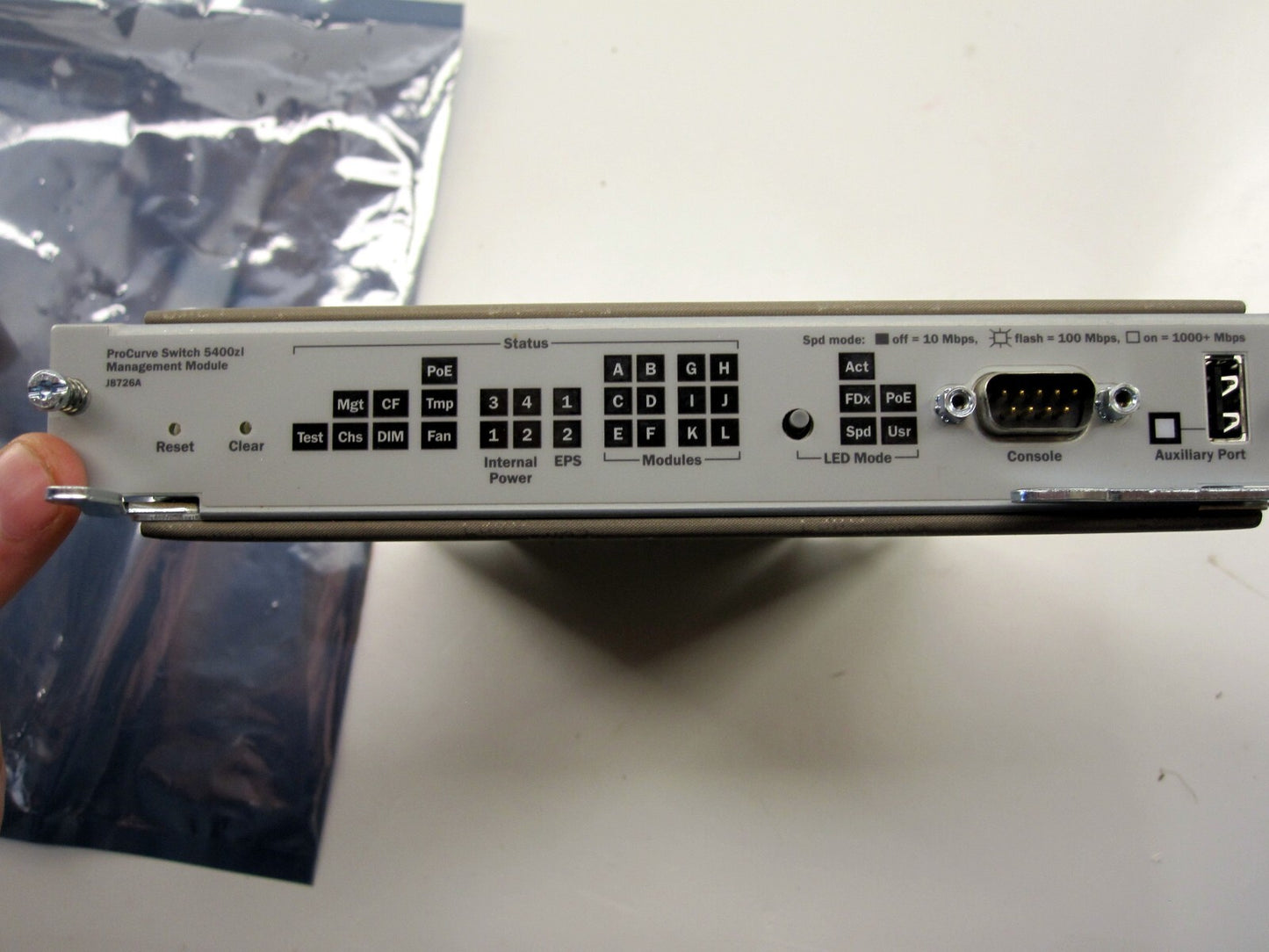 HP J8726A ProCurve E5400zl Switch Management Module