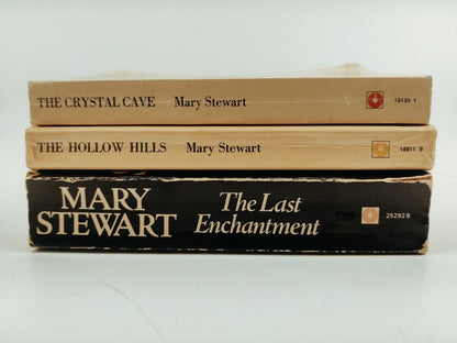 Mary Stewart Merlin Trilogy Lot of 3 PB Books Vintage 1970s-1980s