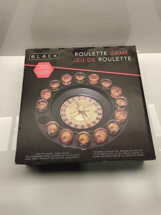 16pc Shot Roulette Drinking Gaming Set 16 in Casino Style Gambling Wheel GAME