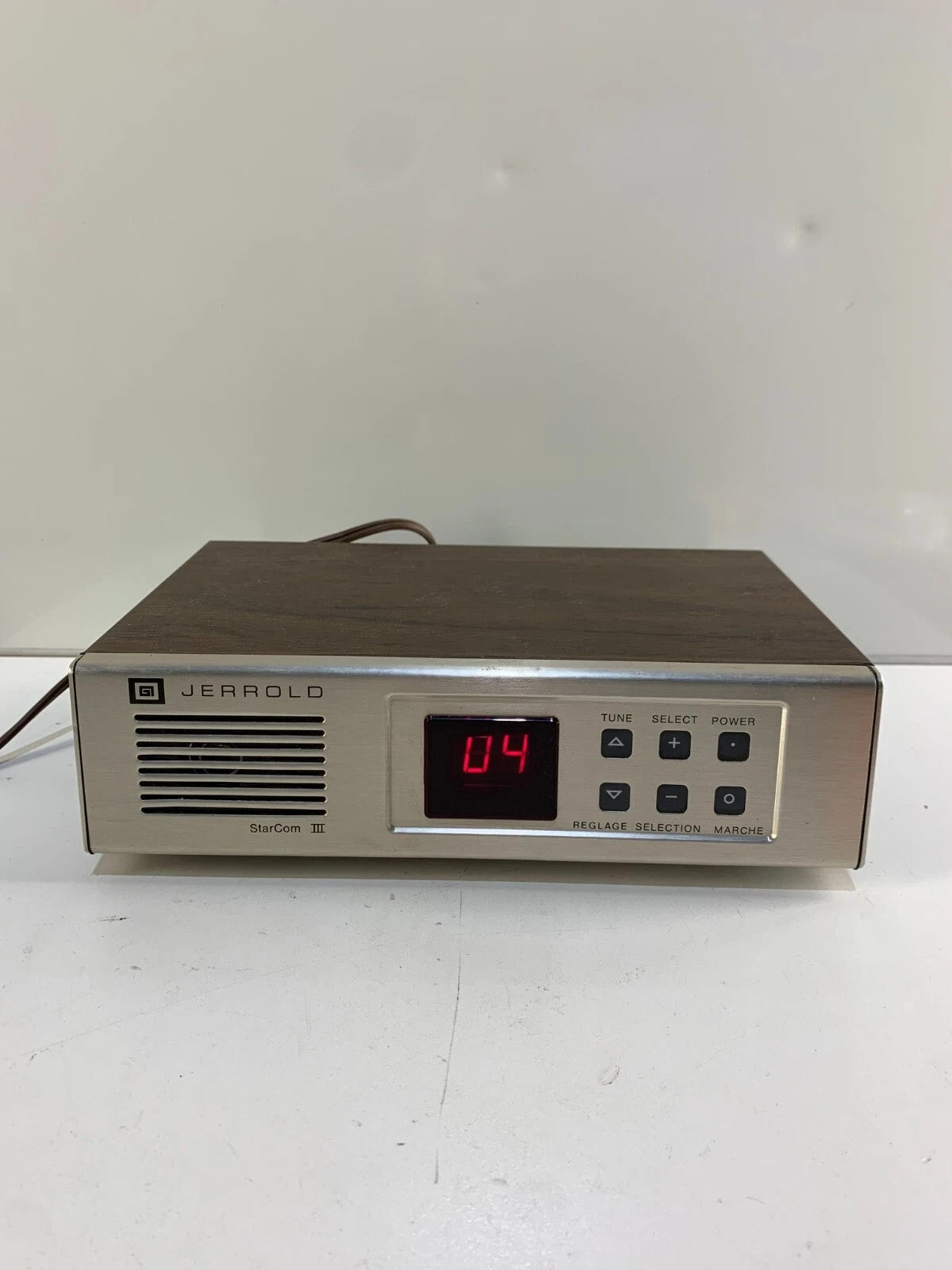 Vintage Jerrold Starcom III TV Remote Cable Converter Box RCC-3