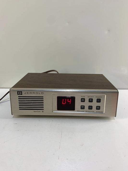 Vintage Jerrold Starcom III TV Remote Cable Converter Box RCC-3