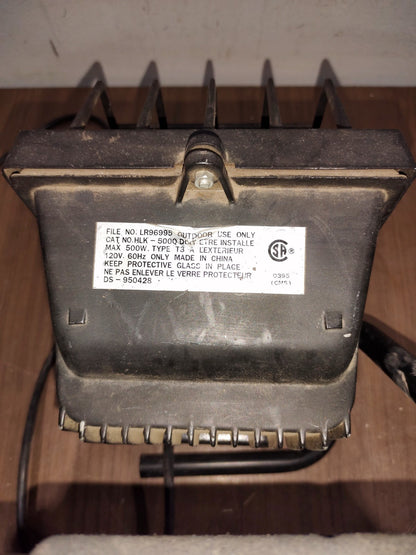 Industrial adjustable work light lamp metal cage handle 500 watts