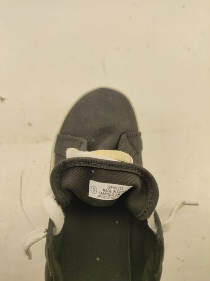 GEORGE Girls' Evelyn Sneakers - Black (Size US-5)