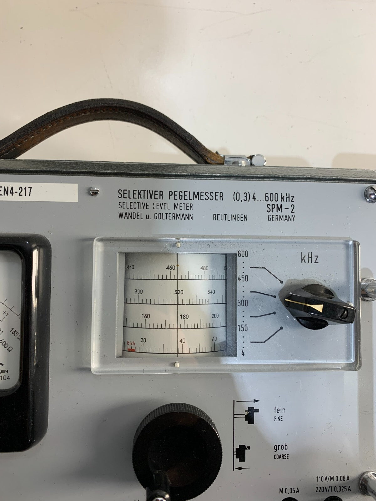 Wandel & Goltermann SPM-2 / SPM2 Selective Level Meter