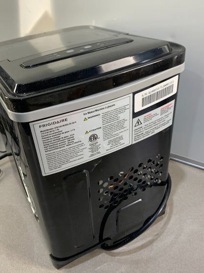 Frigidaire Self-Cleaning Ice Maker, Stainless Steel, Black