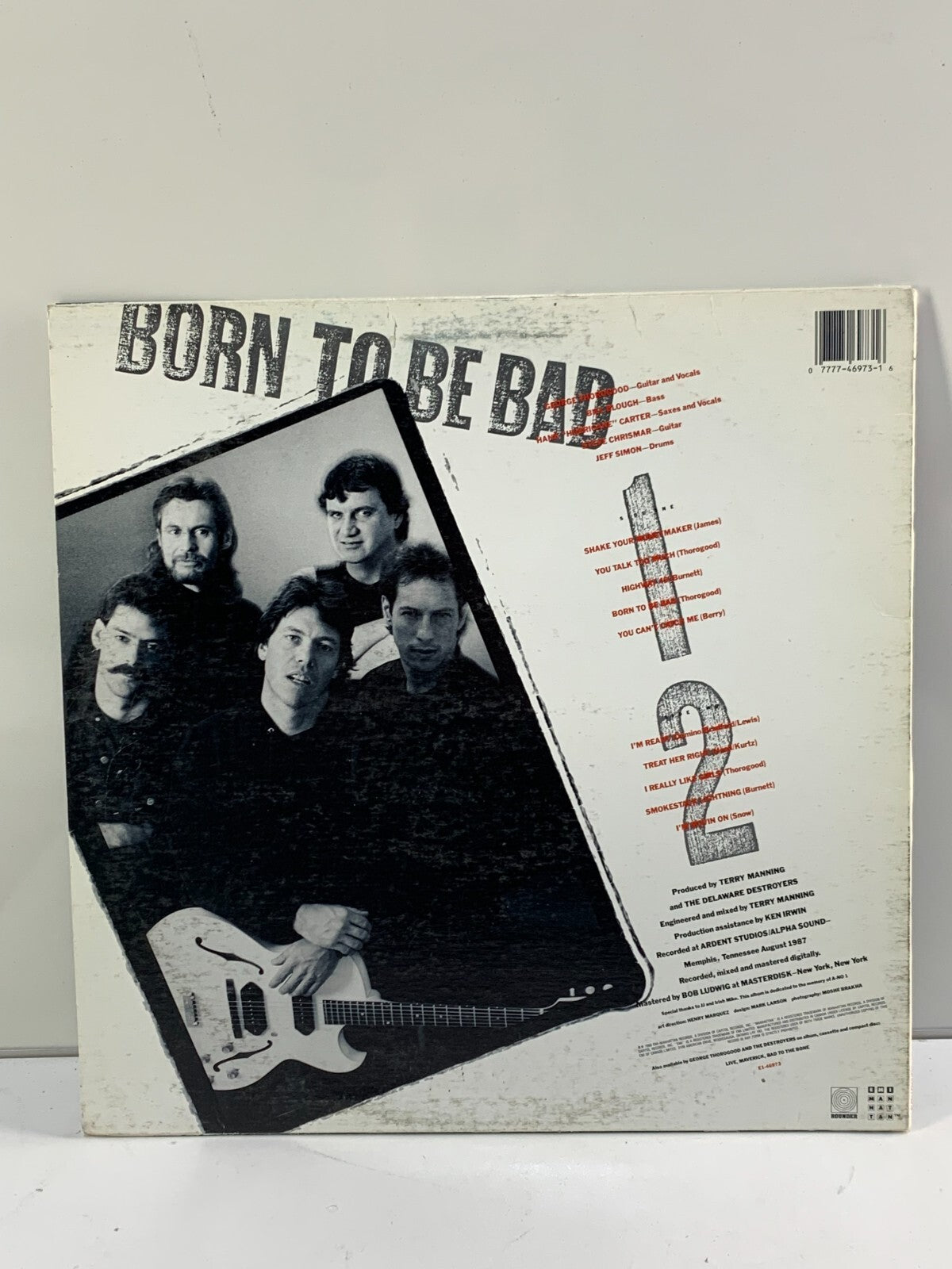 George Thorogood & The Destroyers - "Born To Be Bad" Vinyl LP Album Rock 1988