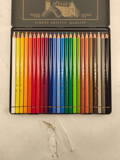 Faber Castell - 24 pencil colors set in metal tin
