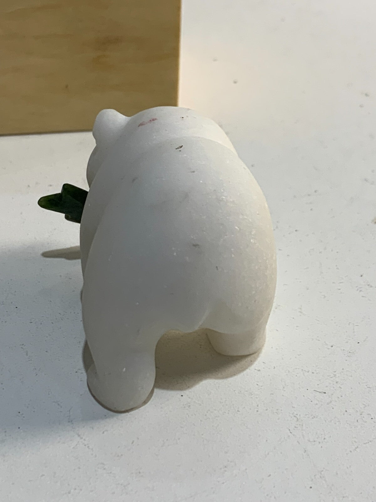 Vintage STAR MARBLE STONE Sculpture "Grizzly Bear" With COA