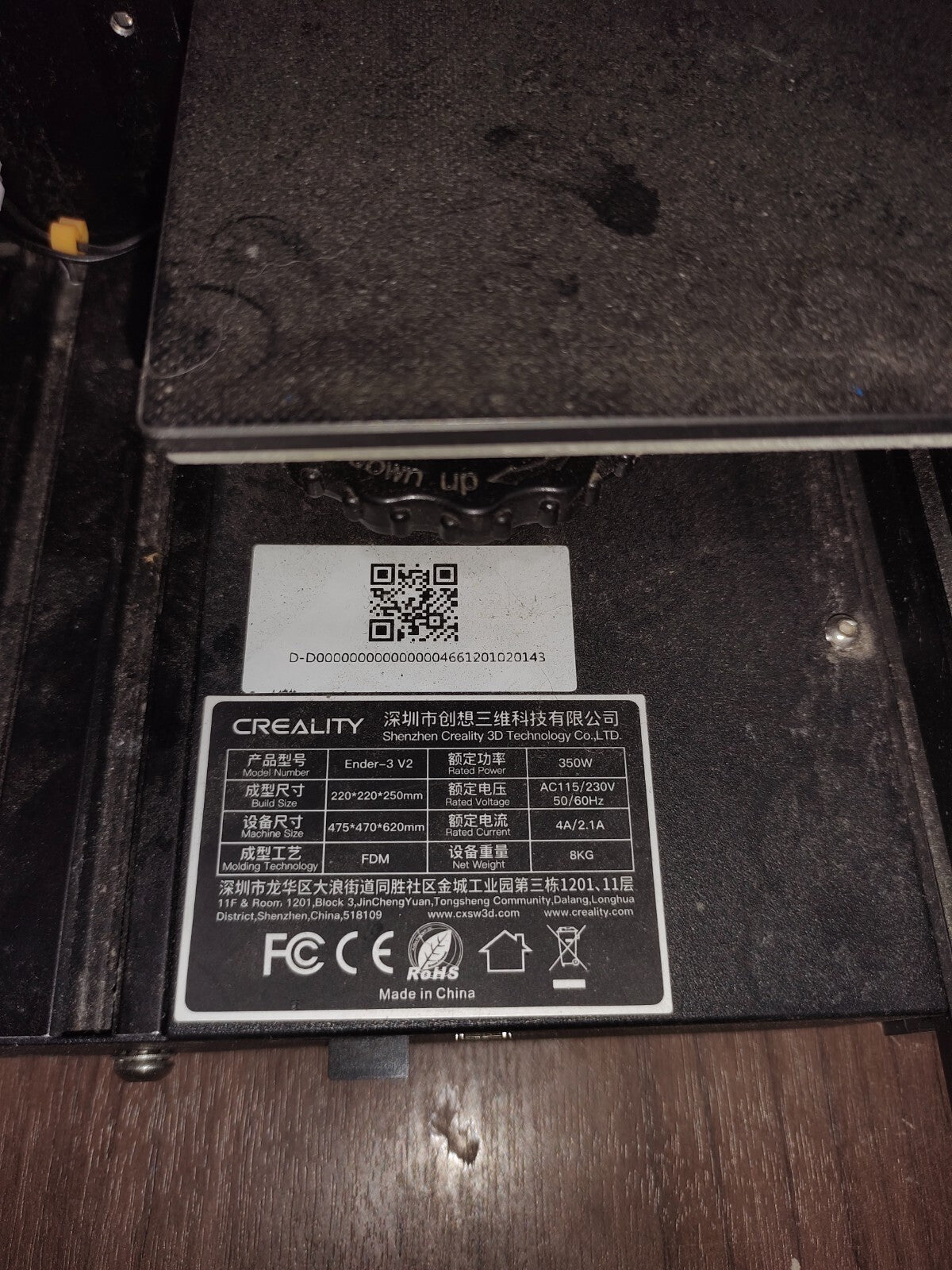 Creality Ender 3 V2 Neo 3D Printer CR Touch Auto Level 220*220*250mm