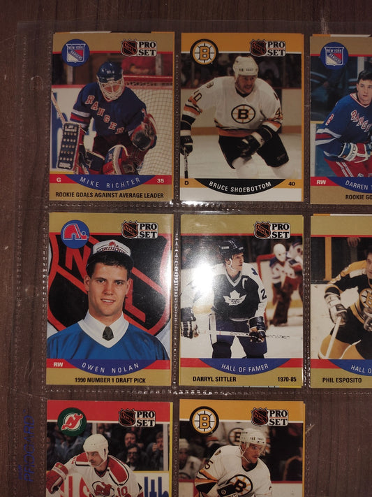 Rare Collectible NHL - Assorted Cards (Set - 5) PRO-SET - Set of 16 Cards