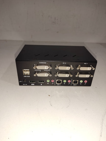 StarTech Dual DVI USB KVM Switch w Audio w/o Power Supply SV231DVIDDU - RF