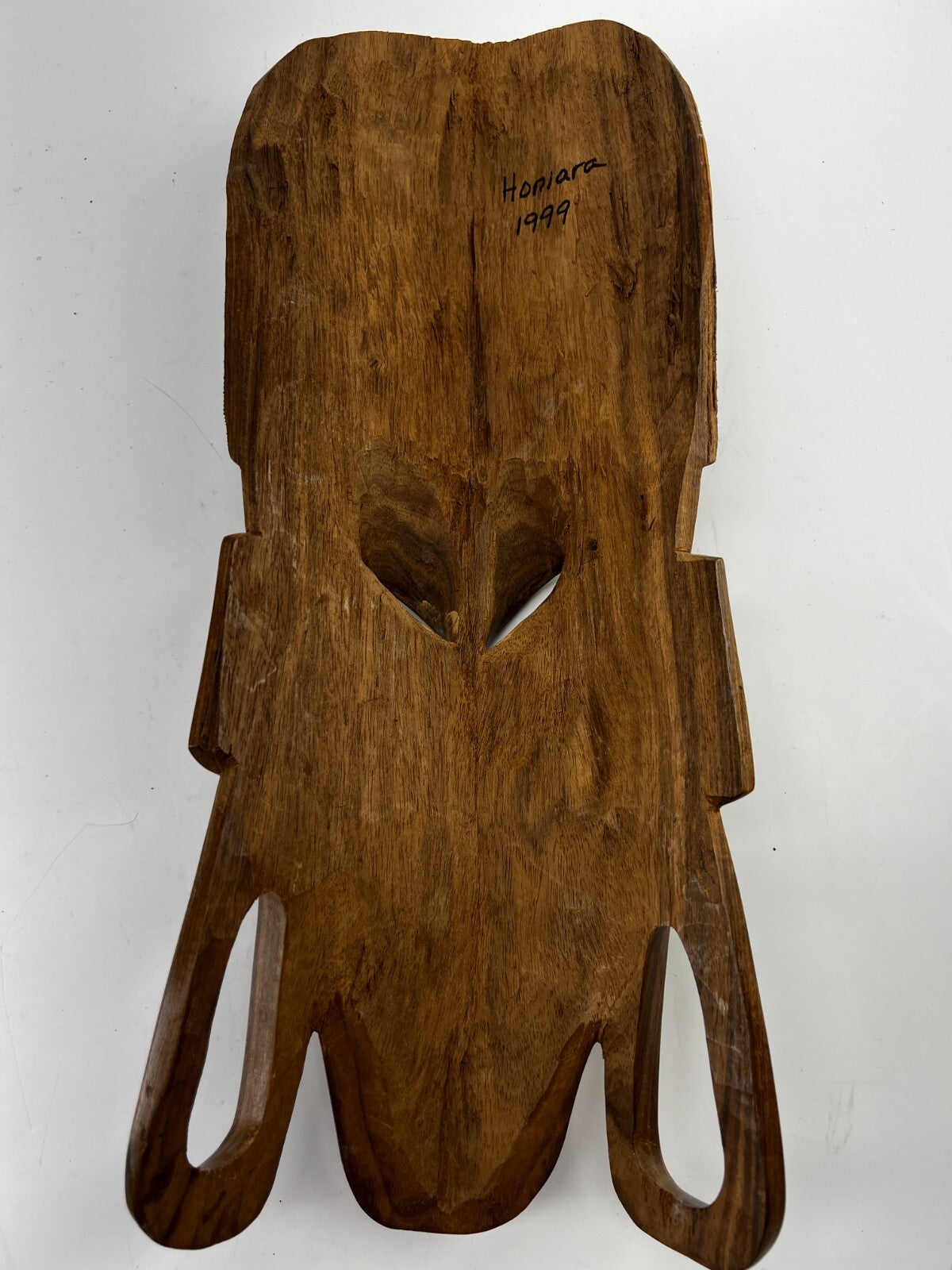 Antique African Face Mask Hand Carved From Wood For Wall Decoration