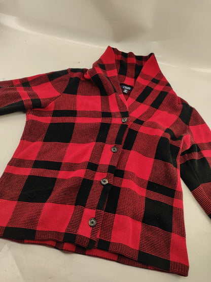 CHAPS Women's loose fit Cardigan Sweater L