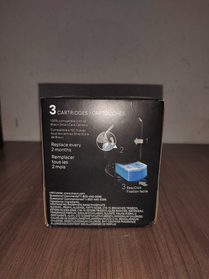 Braun Clean & Renew System Cartridges CCR3 Series 3 5 7 9 Shaver, 3 Pack - 1