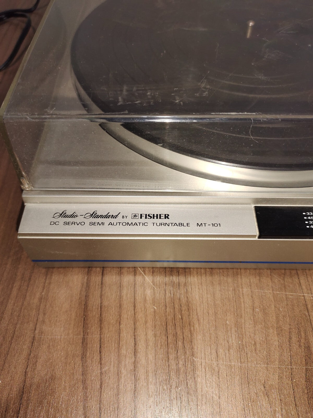 FISHER MT-101 TURNTABLE - Untested