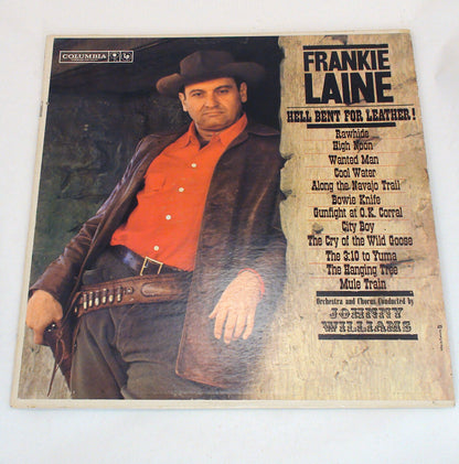 Rugged Journeys: Frankie Laine's 'Hell Bent for Leather' Vinyl Album Record LP