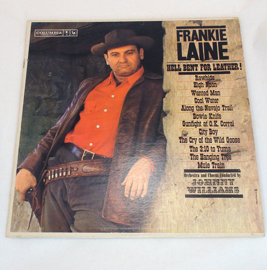 Rugged Journeys: Frankie Laine's 'Hell Bent for Leather' Vinyl Album Record LP