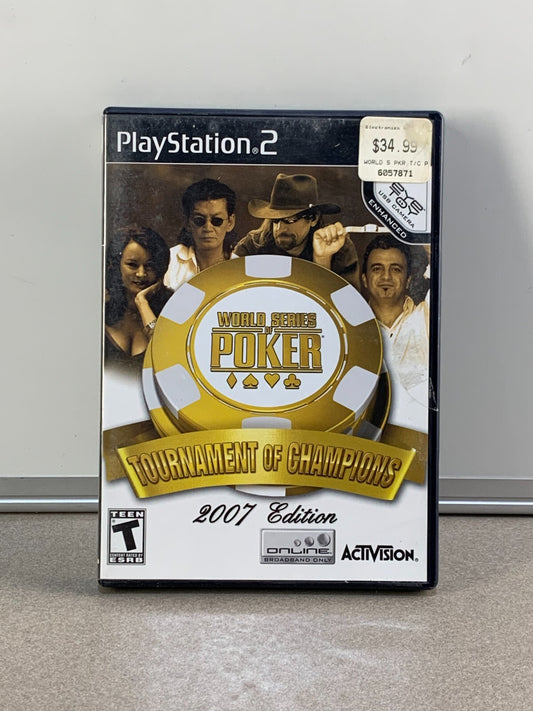 World Series of Poker Tournament of Champions PlayStation 2 PS2 Complete CIB
