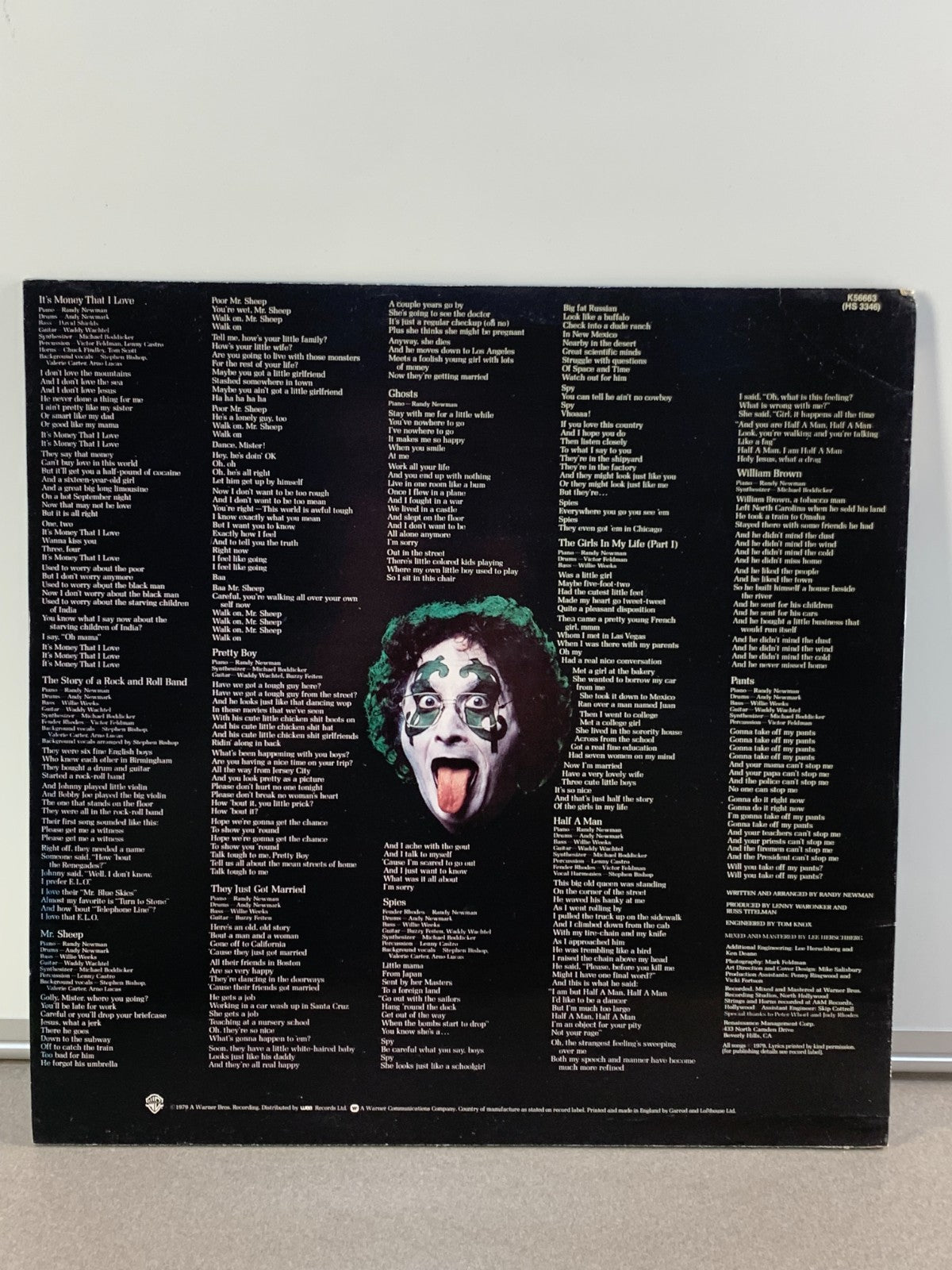 Randy Newman – Born Again - (LP, Vinyl) 1979 Warner Bros. K 56663 - UK Pressing