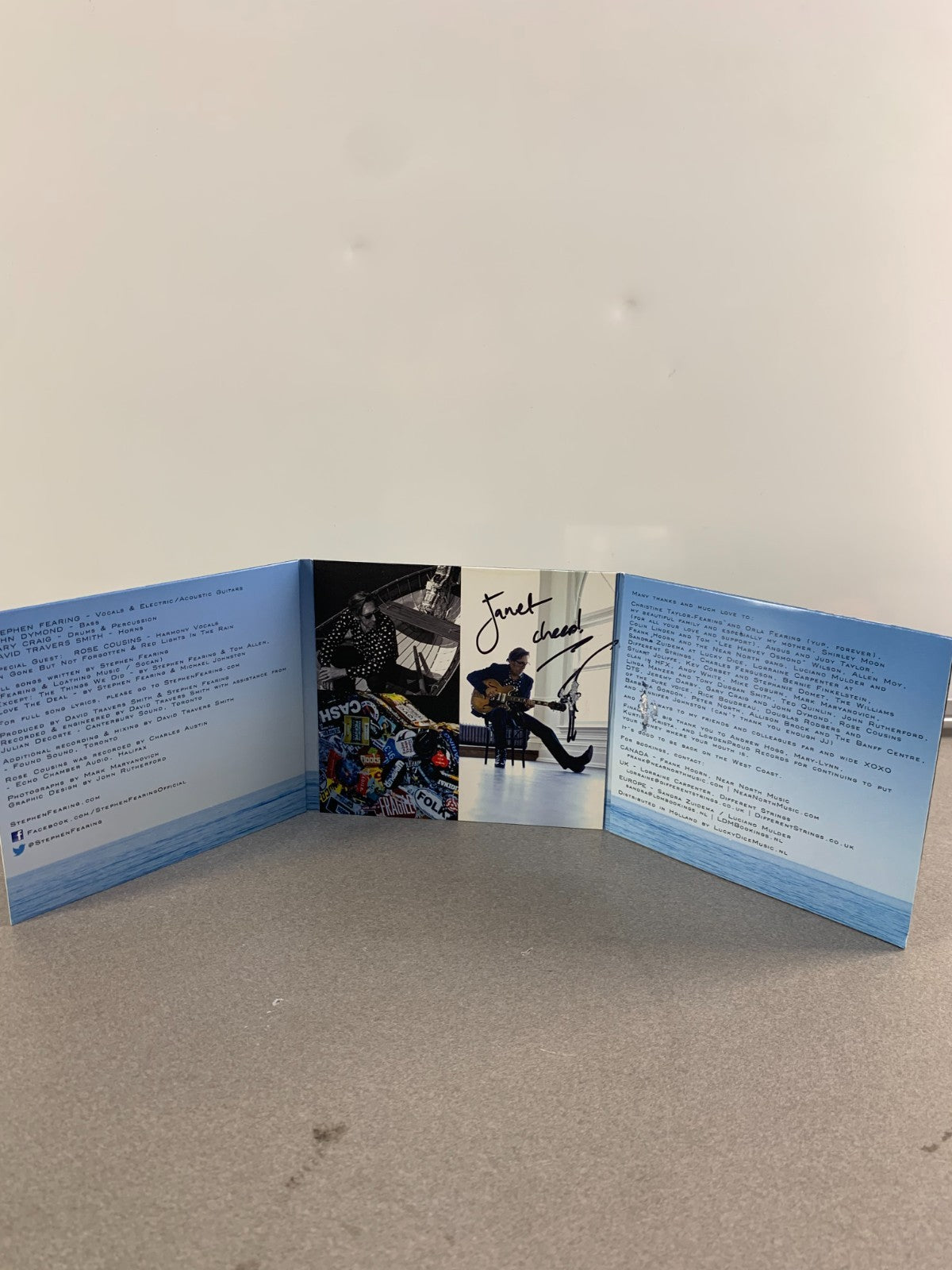 Every Soul's a Sailor by Stephen Fearing (CD, 2017) Signed