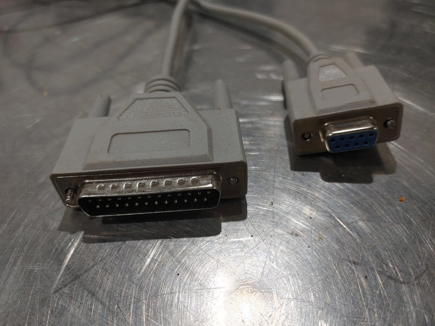 GOOD CONDITION Serial 25pin Male to 9pin Female Adapter/Converter Cable Tested