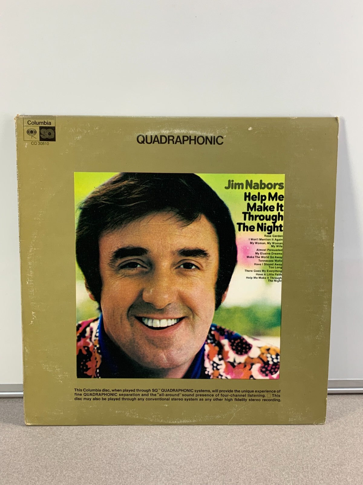 Jim Nabors - Help Me Make It Through The Night - Quadraphonic LP