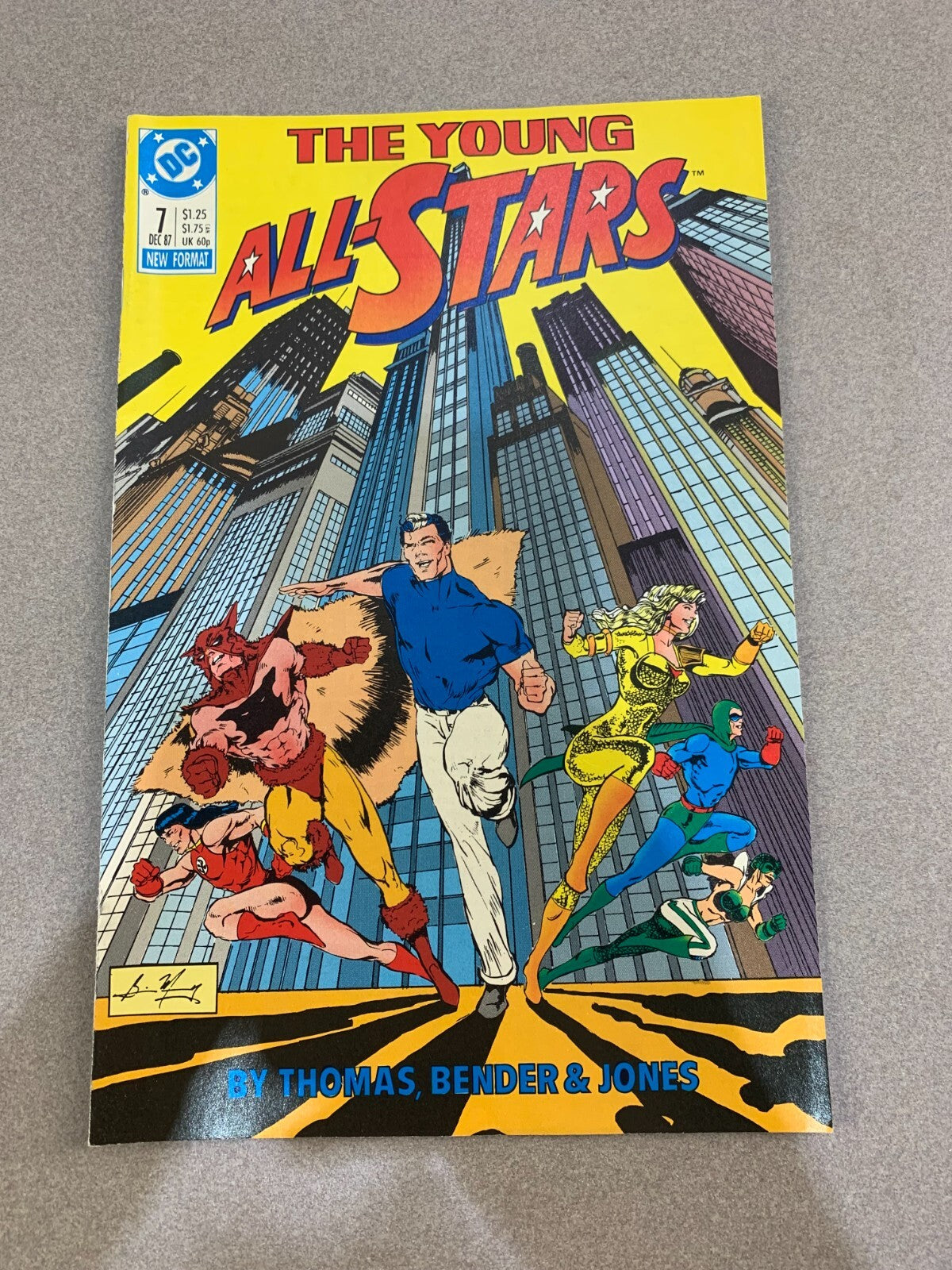 DC Comics December #7 The Young All-Stars Comic Book 1987