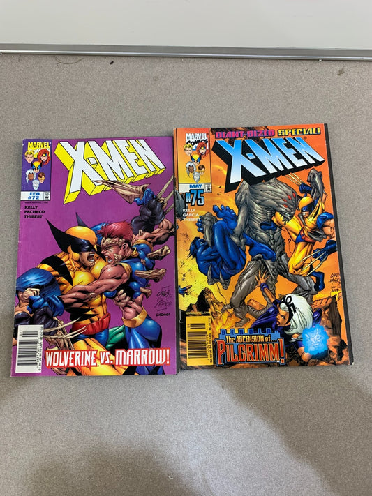 X-Men #75 & #72 Comic