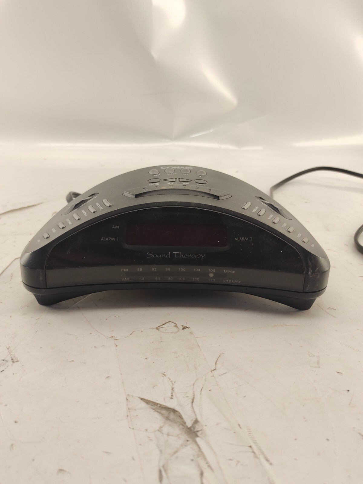 Conair SOUND THERAPY Clock Radio Soothing Sounds Machine Relaxation
