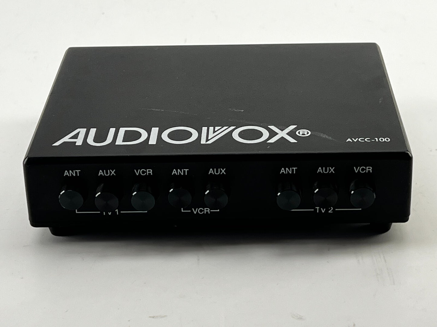 Audiovox AVCC-100 Audio Video TV VCR AUX ANTENNA 6 Mode Connection Switching Box